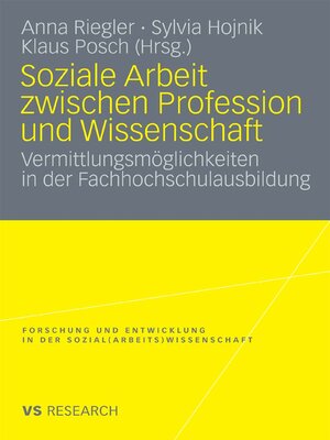 cover image of Soziale Arbeit zwischen Profession und Wissenschaft
